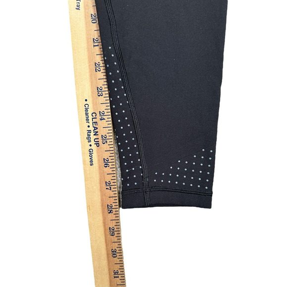 Lululemon Roksanda Break New Ground Leggings Sz 8 Black Blue Yellow Full Length - Picture 8 of 9